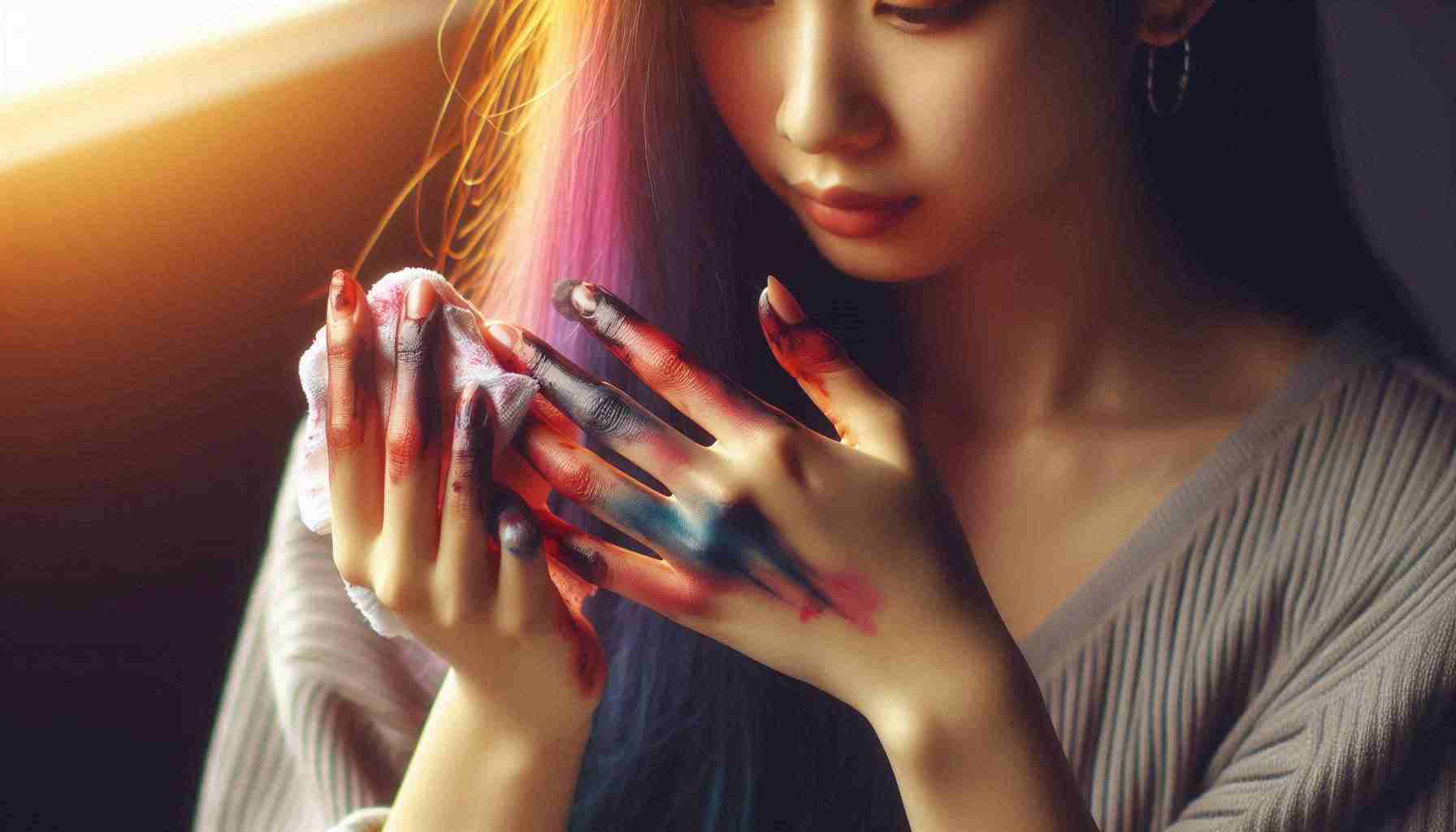 how to get hair dye off your skin and hands fast