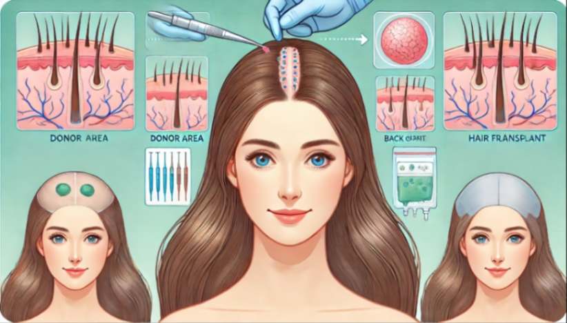 Hair transplant for women